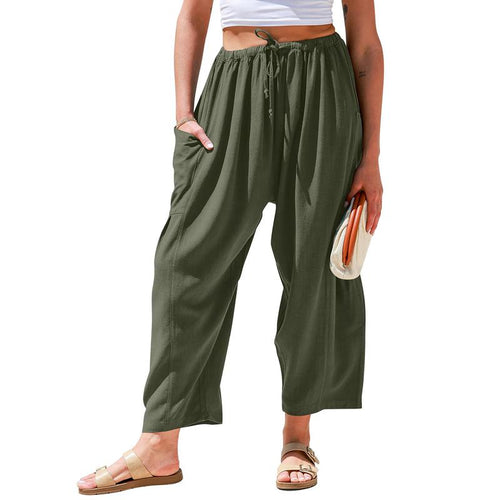 VYDRAH Linen Wide Leg Pants